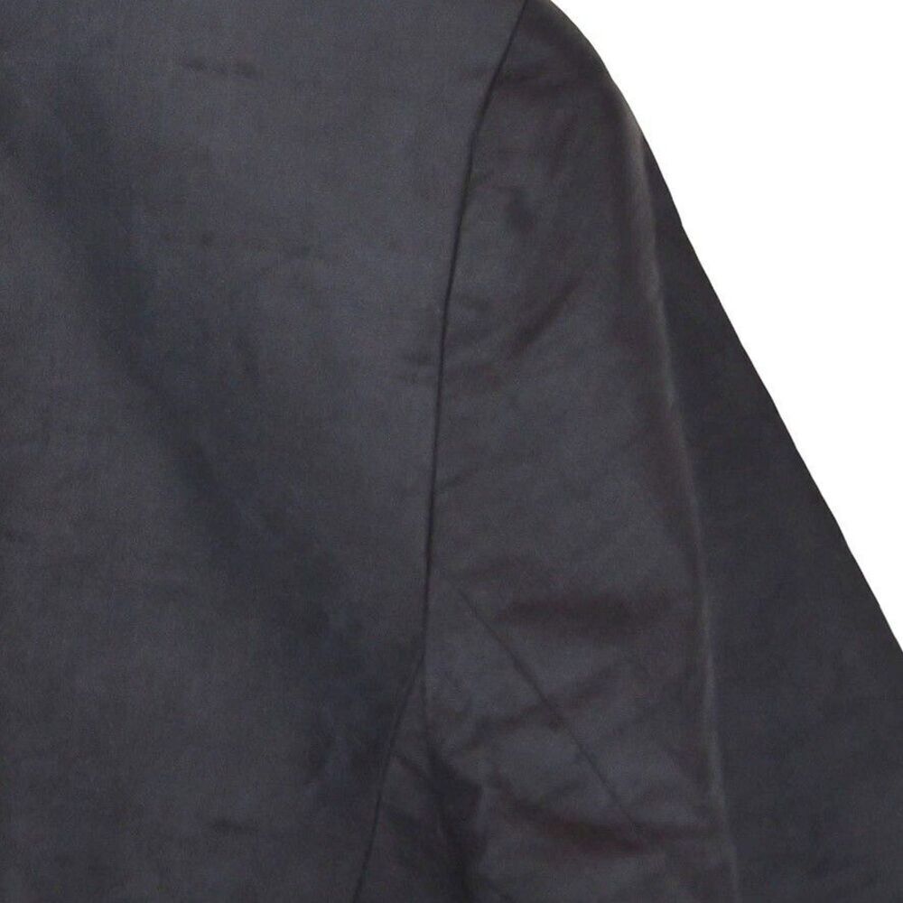 Liz Claiborne Collection Black Silk Blazer Jacket Size 12 Minimalist Officewear - Picture 4 of 7